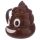 Tazza Emotive in Ceramica con Coperchio - Poop