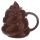 Tazza Emotive in Ceramica con Coperchio - Poop