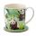 Set Tazza in Porcellana e Sottobicchiere - Panda - Animal Kingdom