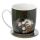 Set Tazza in Porcellana e Sottobicchiere - 12 Gatti - Kim Haskins Natale