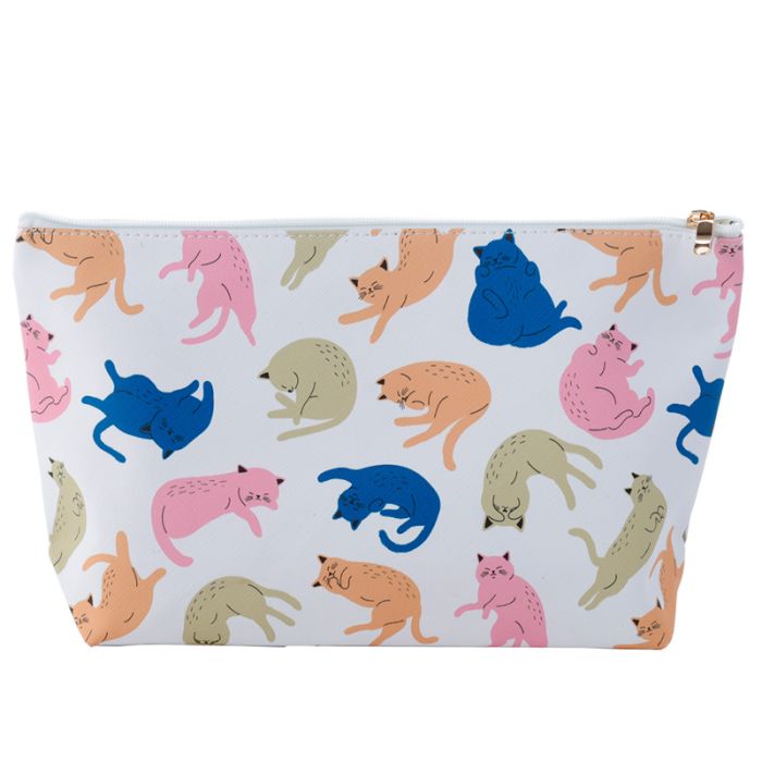 Beauty Case in PVC - Grande - Vita da Gatti - Cat's Life