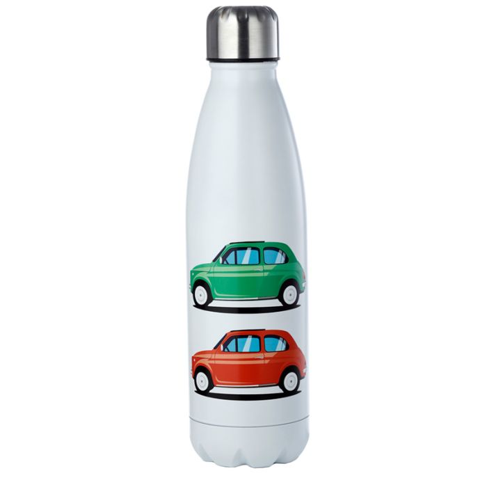 Bottiglia Termica in Acciaio 500ml - Fiat 500 Retro