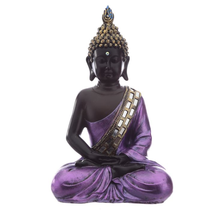 Buddha Thailandese - Viola e Nero - Contemplazione