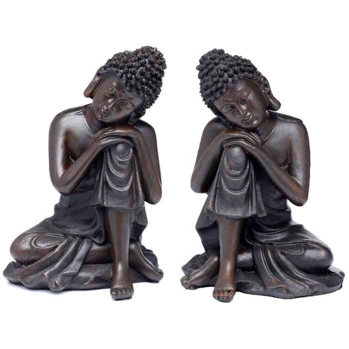 Buddha Thailandese - Pace dell'Est - Effetto Legno Spazzolato