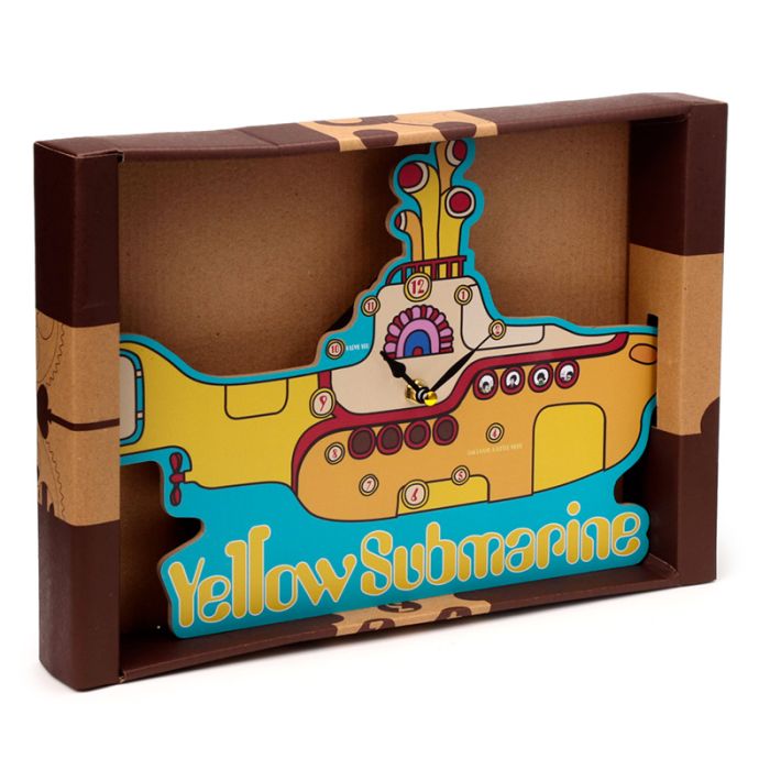 Orologio da Muro Sagomato - Yellow Submarine - Beatles