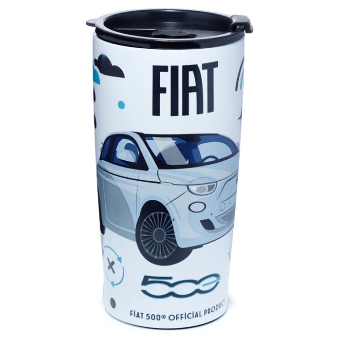 Tazza Termica Riutilizzabile in Acciaio 500ml - Fiat 500