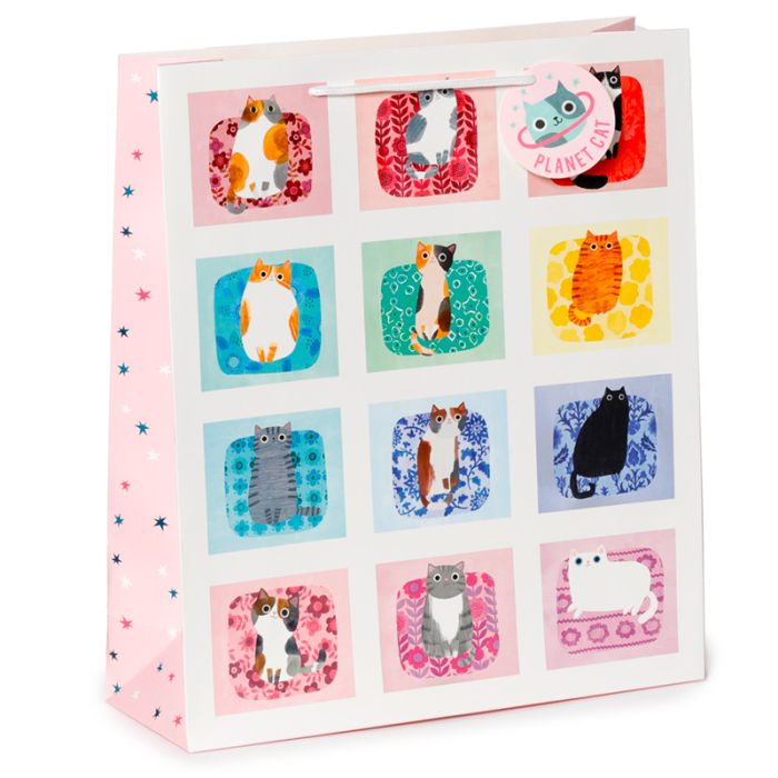 Busta Regalo - Gatti - Planet Cat - XL