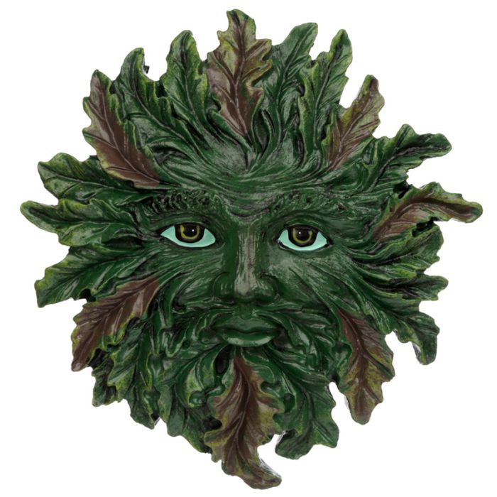 Green Man Placca da Muro, Verde Primavera