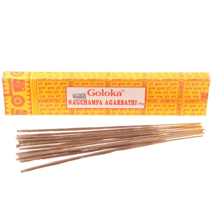Bastoncini di Incenso Nag Champa - Goloka 16g