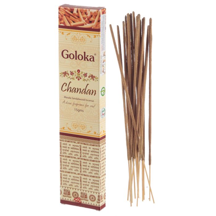 Bastoncini d'Incenso Goloka Premium - Chandan