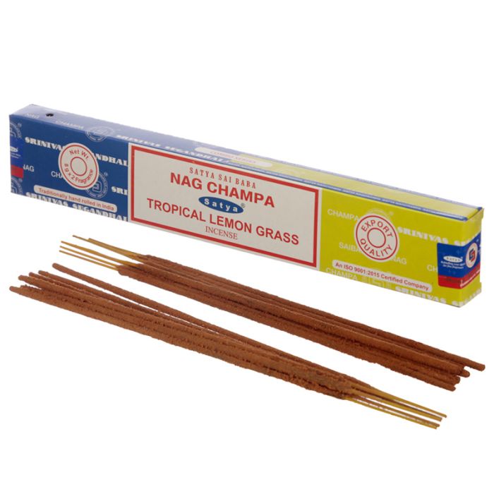 01339 Bastoncini di Incenso - Satya Nag Champa - Citronella Tropicale
