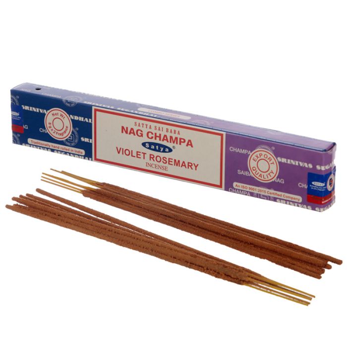 01340 Bastoncini di Incenso - Satya Nag Champa - Rosmarino