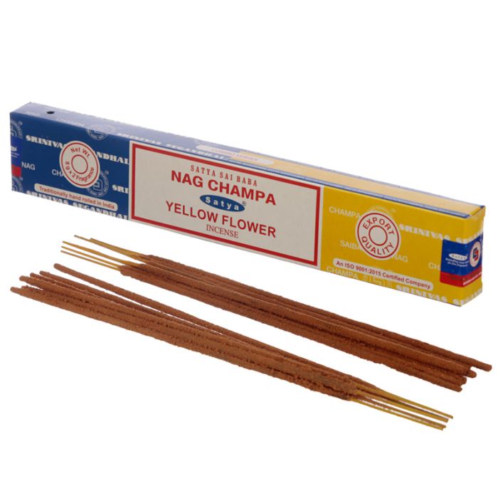 01341 Bastoncini di Incenso - Satya Nag Champa - Fiore Giallo