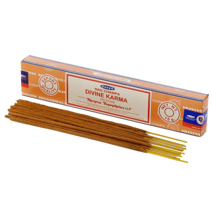 01350 Bastoncini di Incenso Satya Nag Champa - Karma Divino