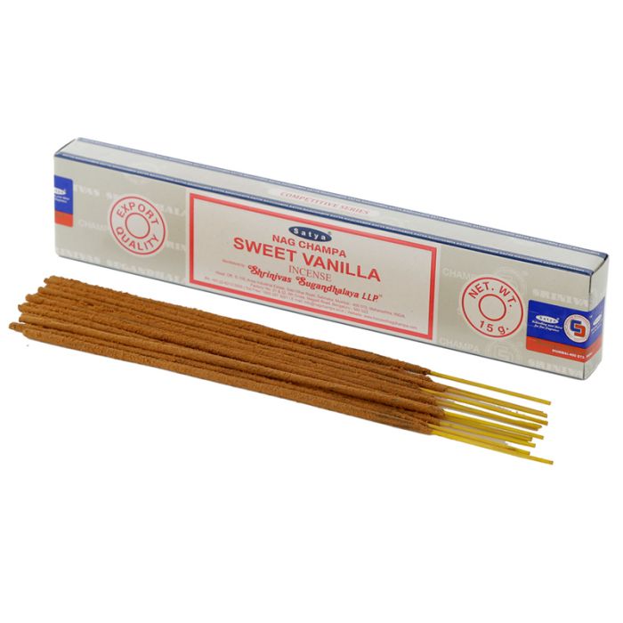01365 Bastoncini di Incenso Satya Nag Champa - Vaniglia Dolce