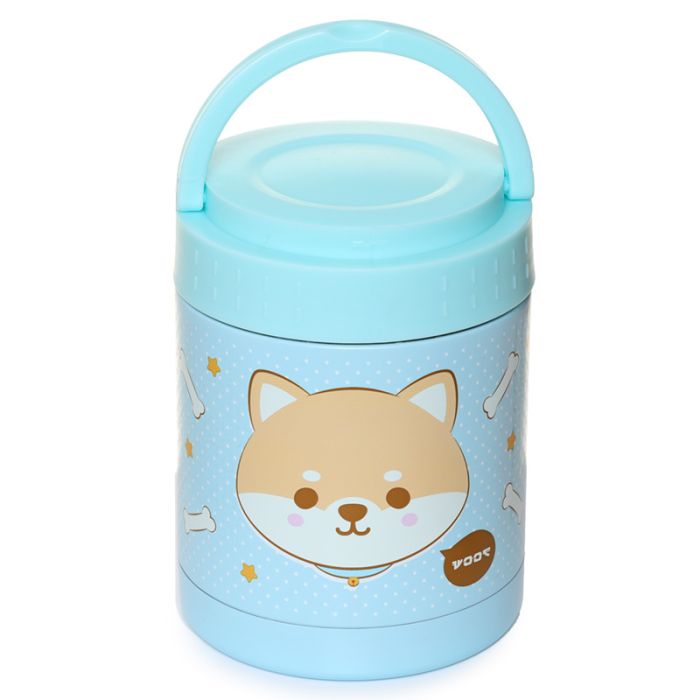 Contenitore per Alimenti Termico in Acciaio 400ml - Cane Shiba - Animali Dolci