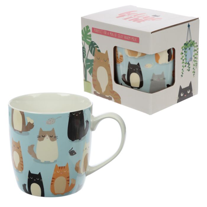 Tazza in Porcellana - Gatto - Feline Fine