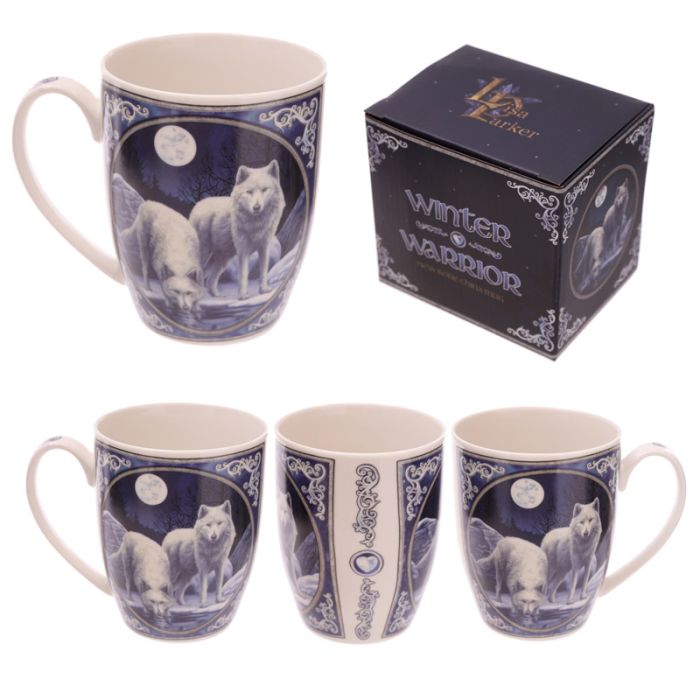 Tazza in Porcellana - Winter Warrior - Lupi su Neve - Lisa Parker