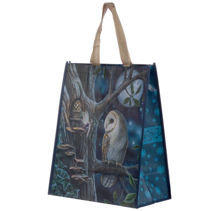 Borsa Shopper - Fairy Tales Owl & Fairy - Lisa Parker