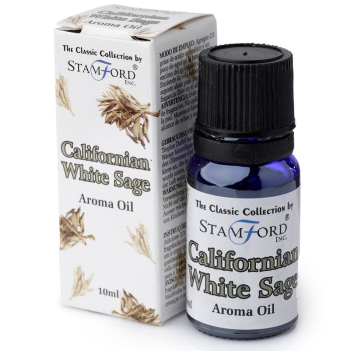 37623 Olio Aromatizzato Stamford 10ml - Salvia Bianca della California