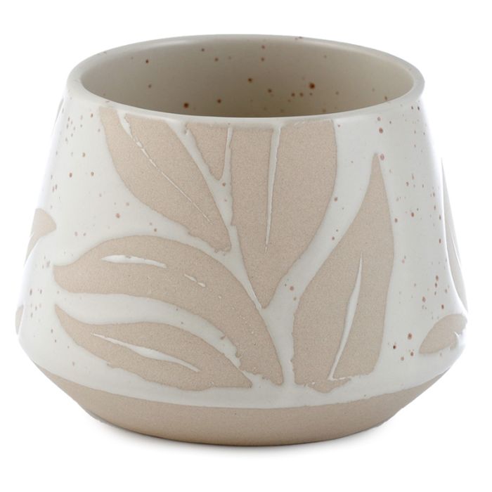 Vaso da Interno in Grès Porcellanato - Piccolo - Hesperantha - Florens - Crema