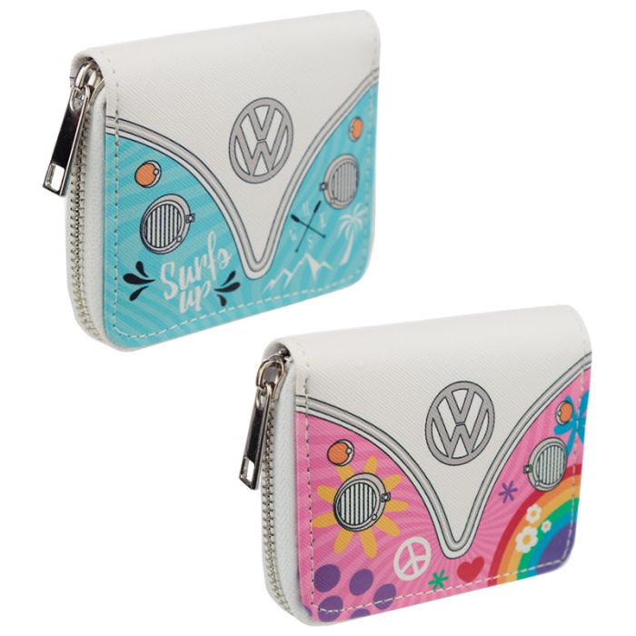 Portafoglio Piccolo con Zip - Volkswagen T1 - Surf and Summer Love