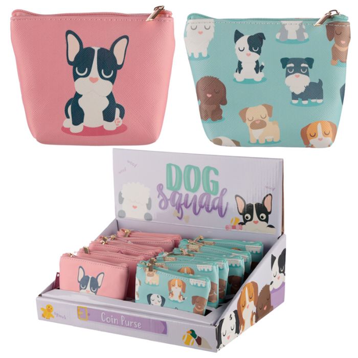 Portamonete con Cerniera in PVC - Cani - Dog Squad