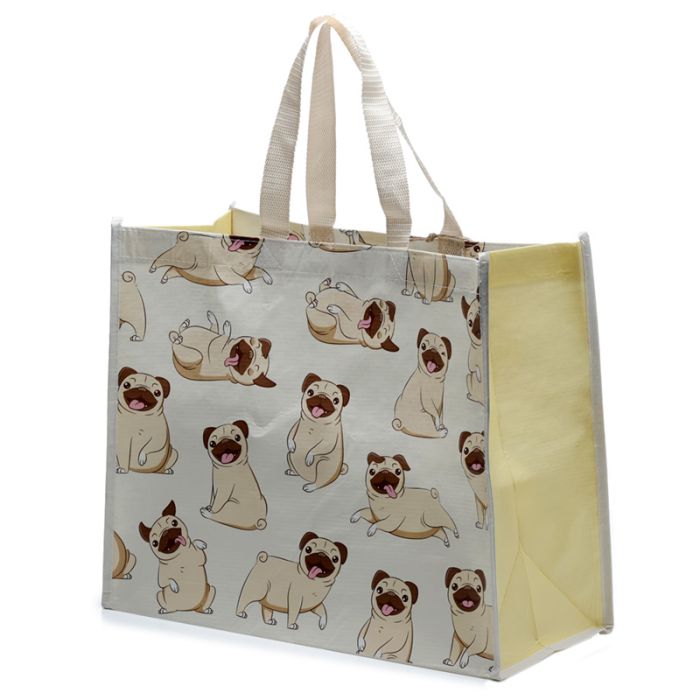 Borsa Shopper in RPET - Pug Carlino