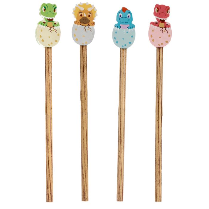 Matita con Gomma - Uovo con Cucciolo di Dinosauro