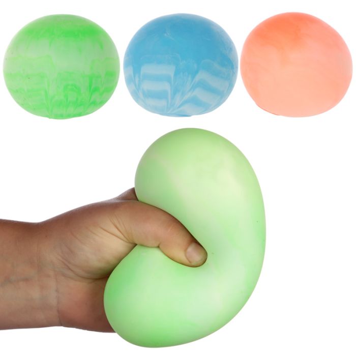 Palla Squeezy 9cm - Colori Fluo