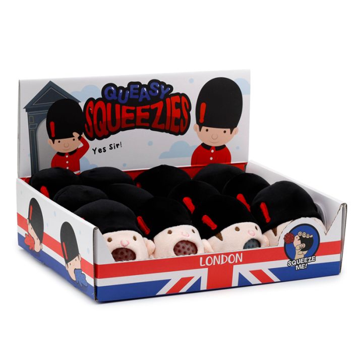 Antistress di Peluche - Londra - Guardia Reale - Queasy Squeezies