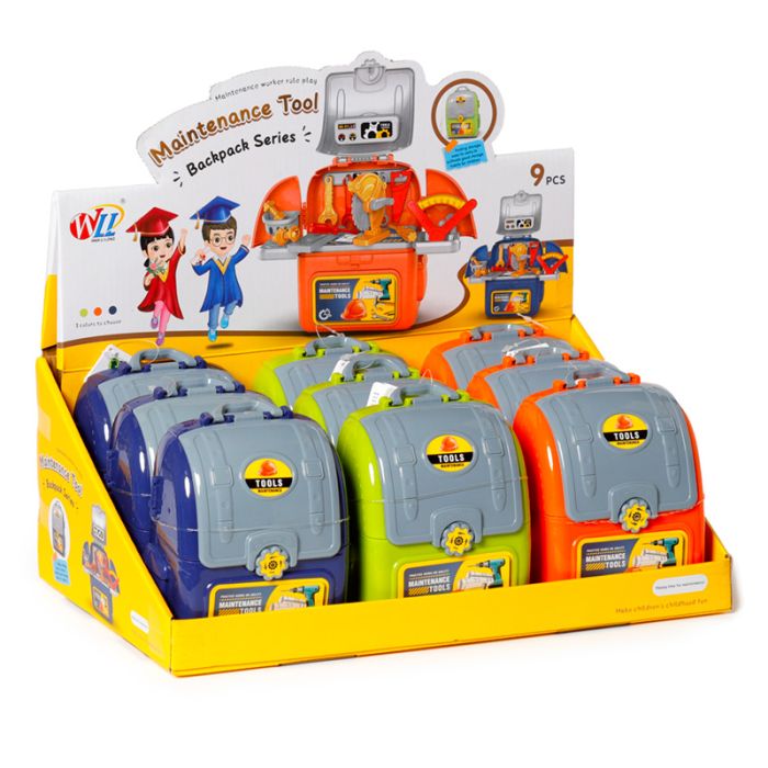 Cassetta degli Attrezzi Giocattolo - Zainetto