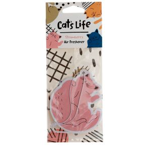 Deodorante per Auto - Vita da Gatti - Cat's Life - Fragola Deodorante per Auto - Vita da Gatti - Cat's Life - Fragola