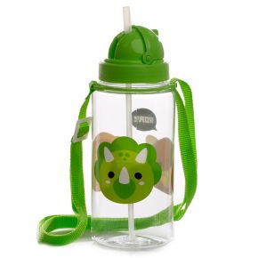 Borraccia per Bambini con Cannuccia 450ml - Dinosauro - Animali Dolci Borraccia per Bambini con Cannuccia 450ml - Dinosauro - Animali Dolci