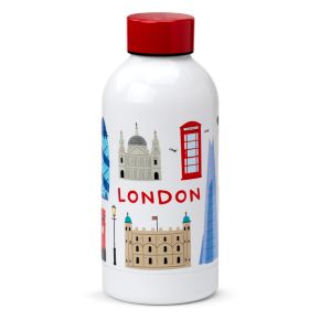 Borraccia Termica in Acciaio per Bambini 350ml - Icone Londinesi - Londra Borraccia Termica in Acciaio per Bambini 350ml - Icone Londinesi - Londra