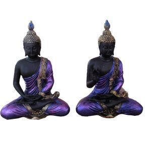 Buddha Thailandese - Viola e Nero - Lotus Buddha Thailandese - Viola e Nero - Lotus