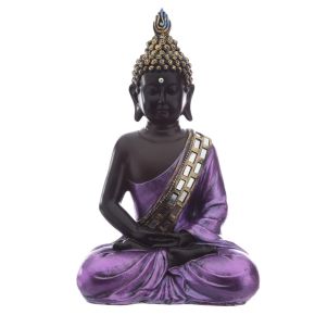 Buddha Thailandese - Viola e Nero - Contemplazione Buddha Thailandese - Viola e Nero - Contemplazione