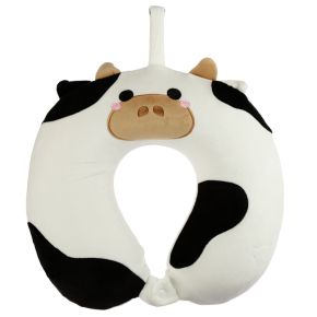 Cuscino da Viaggio in Memory Foam Relaxeazzz - Mucca - Animali Dolci Cuscino da Viaggio in Memory Foam Relaxeazzz - Mucca - Animali Dolci