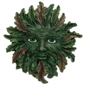 Green Man Placca da Muro, Verde Primavera Green Man Placca da Muro, Verde Primavera