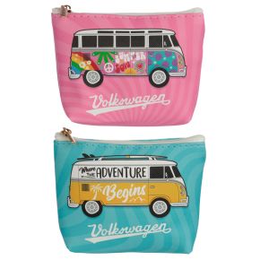 Portamonete in PVC con Cerniera - Volkswagen T1 - Surf/Summer Love Portamonete in PVC con Cerniera - Volkswagen T1 - Surf/Summer Love